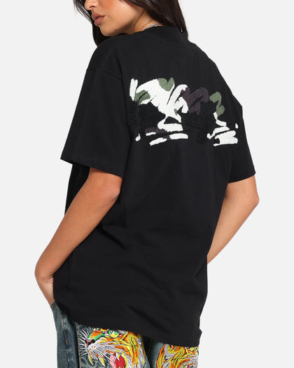 Carre Tag Mockneck T-Shirt Black