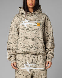 Loiter Hybrid Hoodie Digi Camo