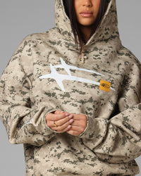 Loiter Hybrid Hoodie Digi Camo