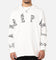 Carre Global Oversized Long Sleeve T-Shirt Off White