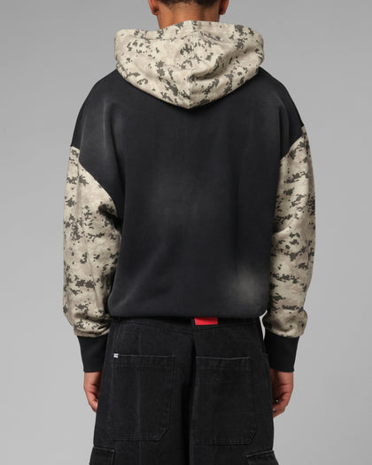 Loiter Cosmos Zip Hoodie Black/Camo