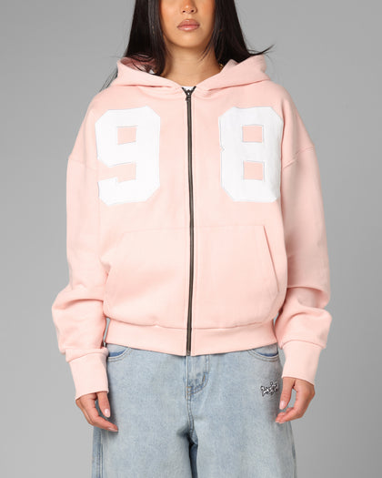 Loiter Cosmos Zip Hoodie Pink