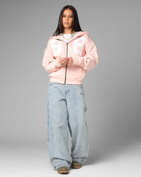 Loiter Cosmos Zip Hoodie Pink