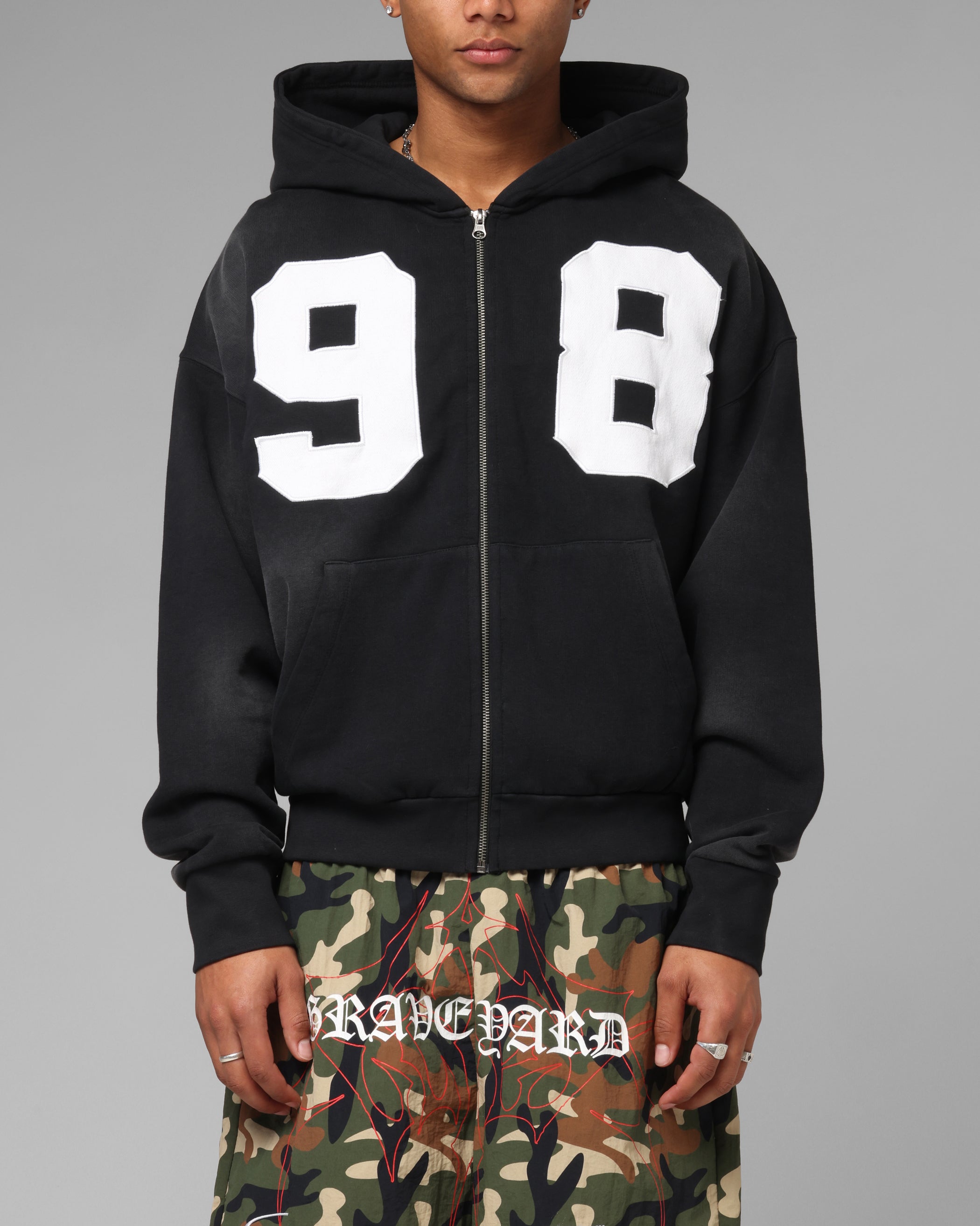 Loiter Cosmos Hoodie Washed Black | Culture Kings US