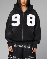 Loiter Cosmos Hoodie Washed Black