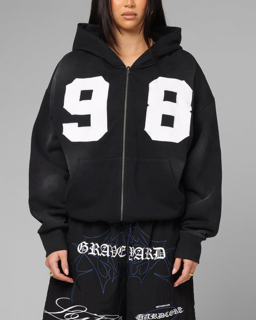 Loiter Cosmos Hoodie Washed Black