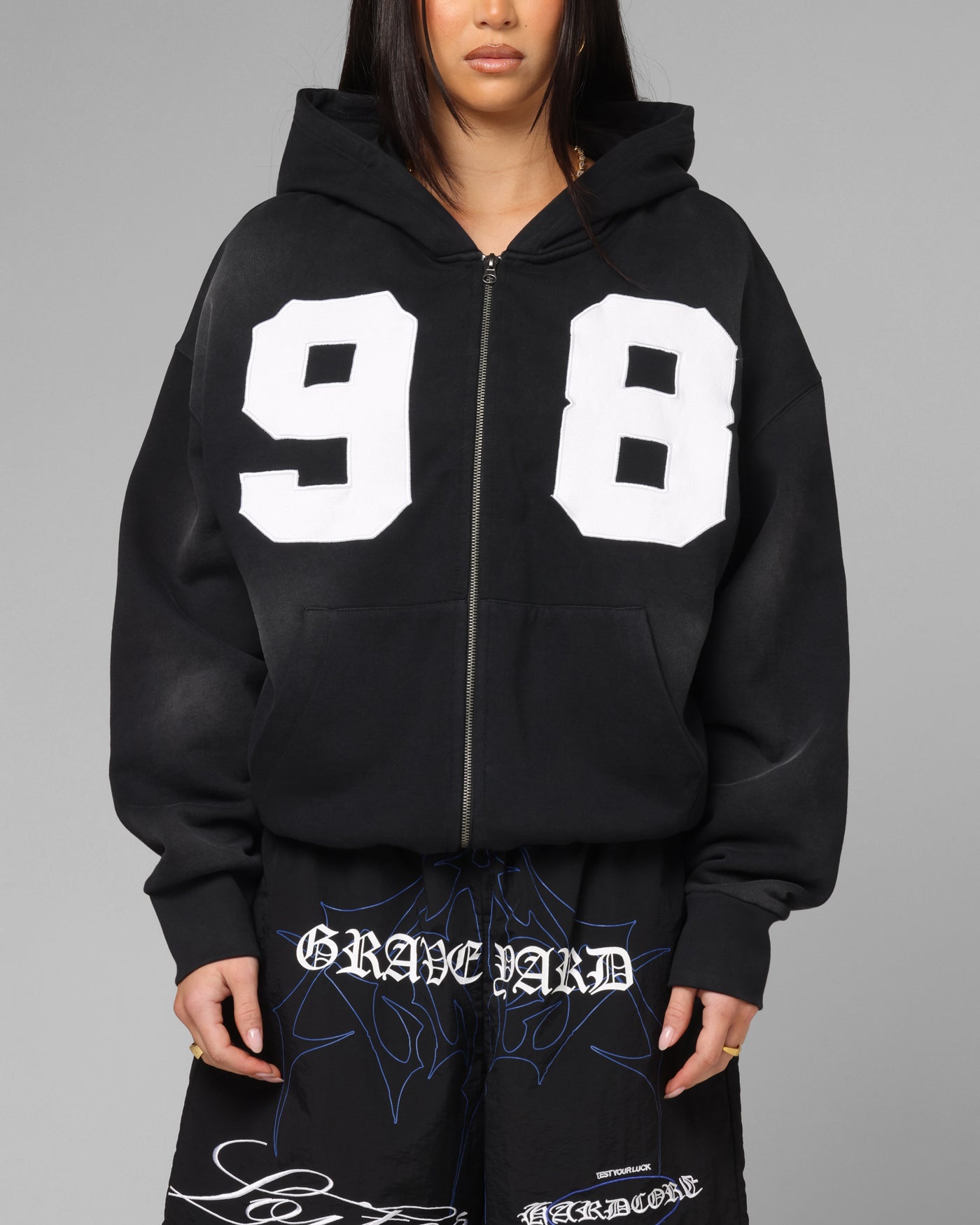 Loiter Cosmos Hoodie Washed Black | Culture Kings US