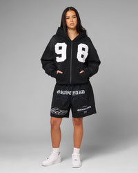 Loiter Cosmos Hoodie Washed Black