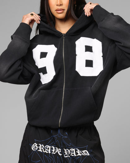 Loiter Cosmos Hoodie Washed Black