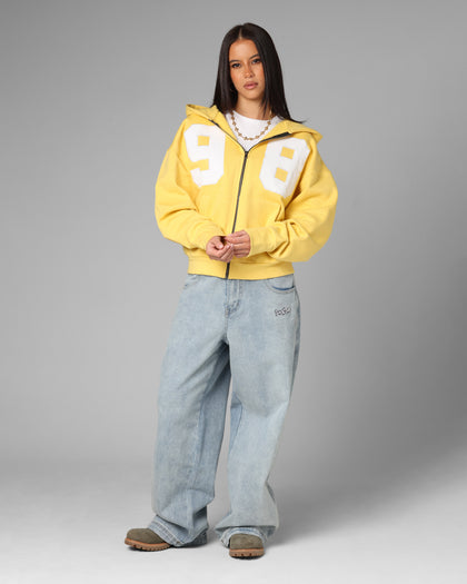 Loiter Cosmos Zip Hoodie Yellow