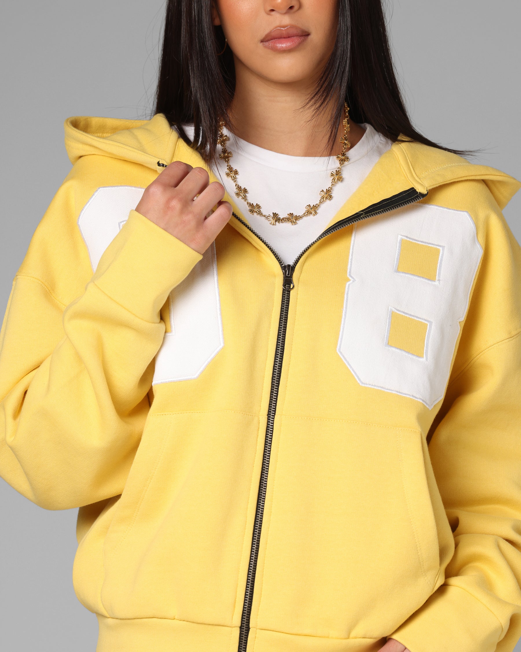 Loiter Cosmos Zip Hoodie Yellow | Culture Kings US