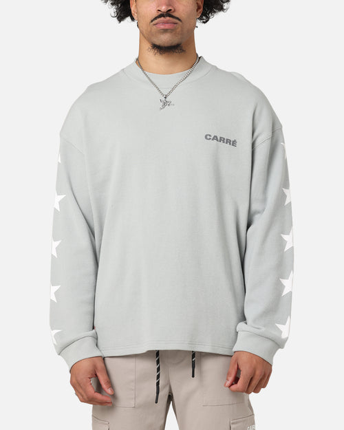 Carre Waffle Workwear Long Sleeve T-Shirt Grey