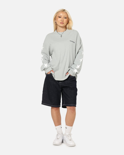 Carre Waffle Workwear Long Sleeve T-Shirt Grey