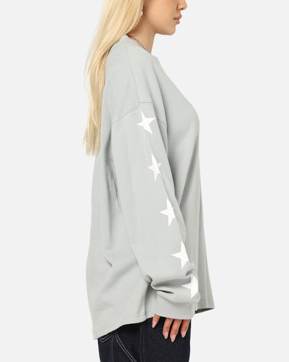 Carre Waffle Workwear Long Sleeve T-Shirt Grey