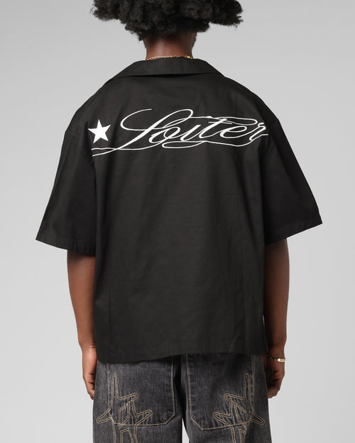 Loiter Daytona Button Up Shirt Black