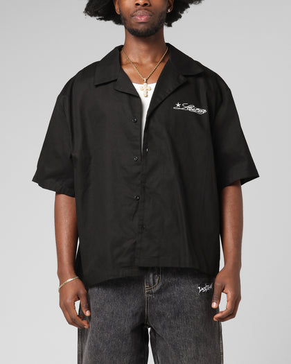 Loiter Daytona Button Up Shirt Black