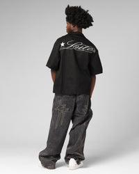 Loiter Daytona Button Up Shirt Black