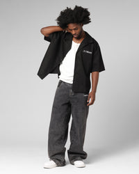 Loiter Daytona Button Up Shirt Black