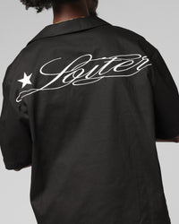 Loiter Daytona Button Up Shirt Black