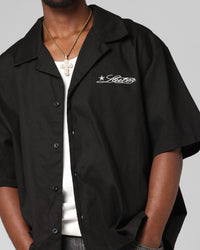 Loiter Daytona Button Up Shirt Black
