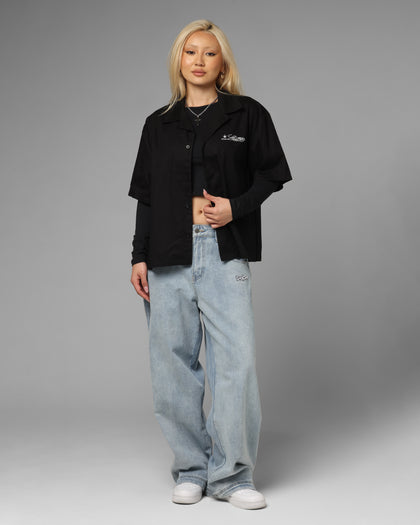 Loiter Daytona Button Up Shirt Black