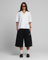 Loiter Daytona Button Up Shirt Blue Check