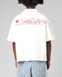 Loiter Daytona Button Up Shirt White