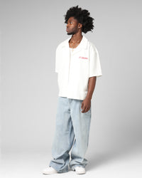 Loiter Daytona Button Up Shirt White