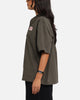 Carre Workwear Zip Up Shirt Khaki
