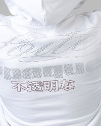 Loiter Opaque Rhinestone Premium Hoodie Off White