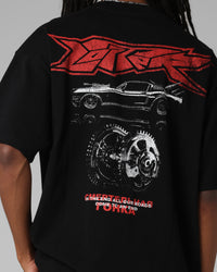 Loiter Death Race Vintage T-Shirt Black
