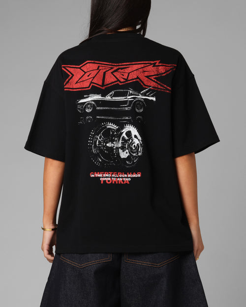 Loiter Death Race Vintage T-Shirt Black
