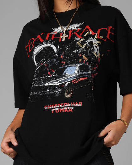 Loiter Death Race Vintage T-Shirt Black