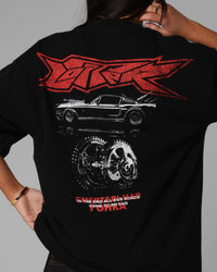 Loiter Death Race Vintage T-Shirt Black