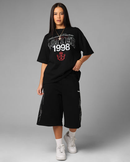 Loiter Drop Out Vintage T-Shirt Black