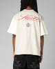 Loiter Drop Out Vintage T-Shirt Grey/White