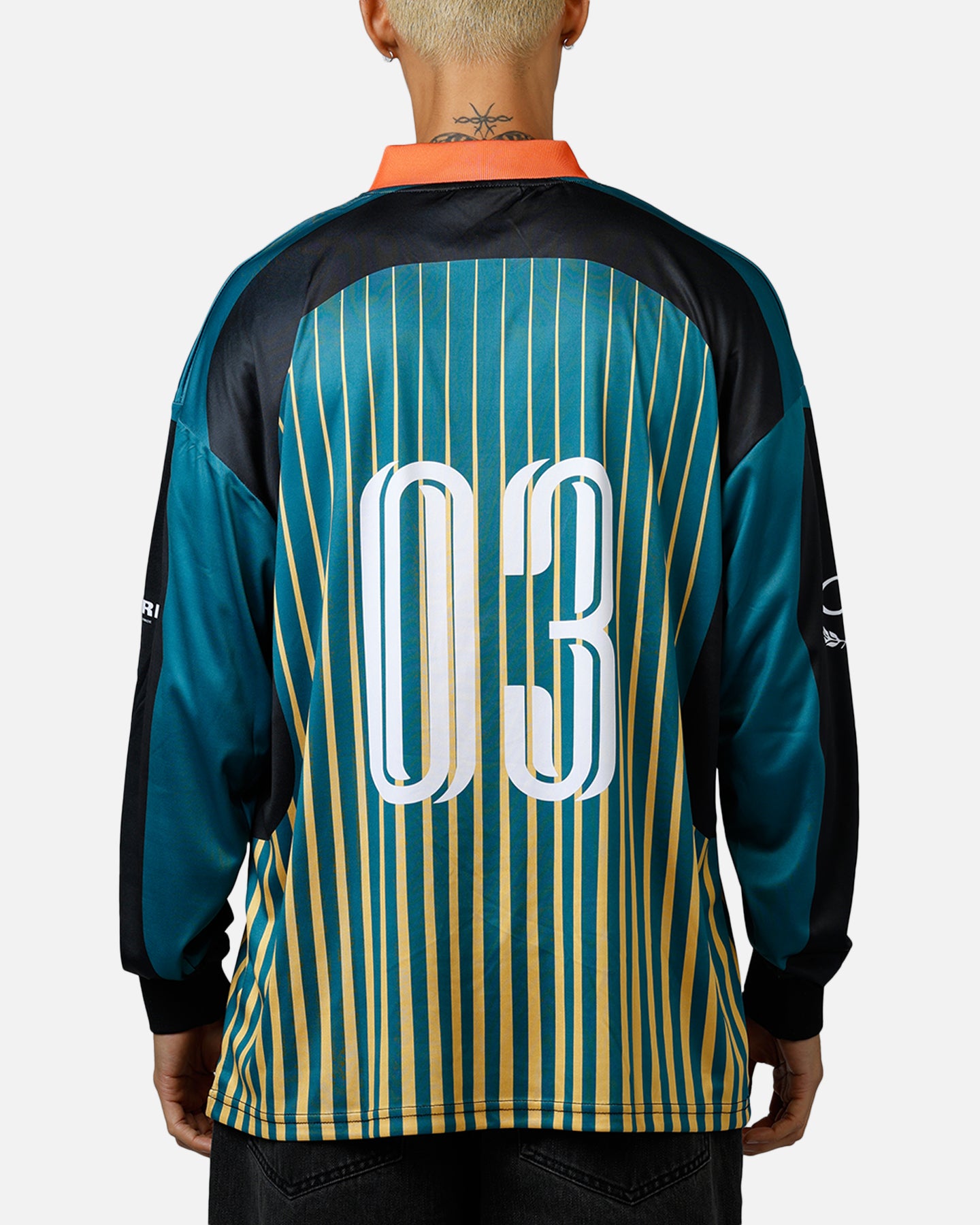 Carre All Star Football Long Sleeve T-Shirt Multi/Green | Culture