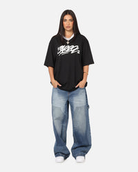 Carre Graffiti Jersey T-Shirt Black