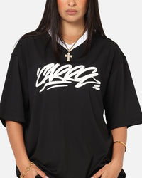 Carre Graffiti Jersey T-Shirt Black