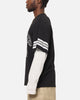 Mitchell & Ness Oakland Raiders Waffle Mock Layer Long Sleeve T-Shirt Black