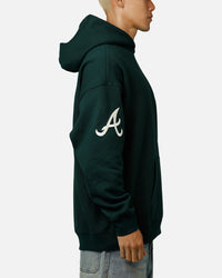 Pro Standard Atlanta Braves Tapestry 2.0 Hoodie Dark Green
