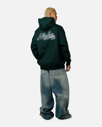 Pro Standard Atlanta Braves Tapestry 2.0 Hoodie Dark Green