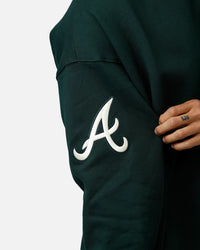 Pro Standard Atlanta Braves Tapestry 2.0 Hoodie Dark Green