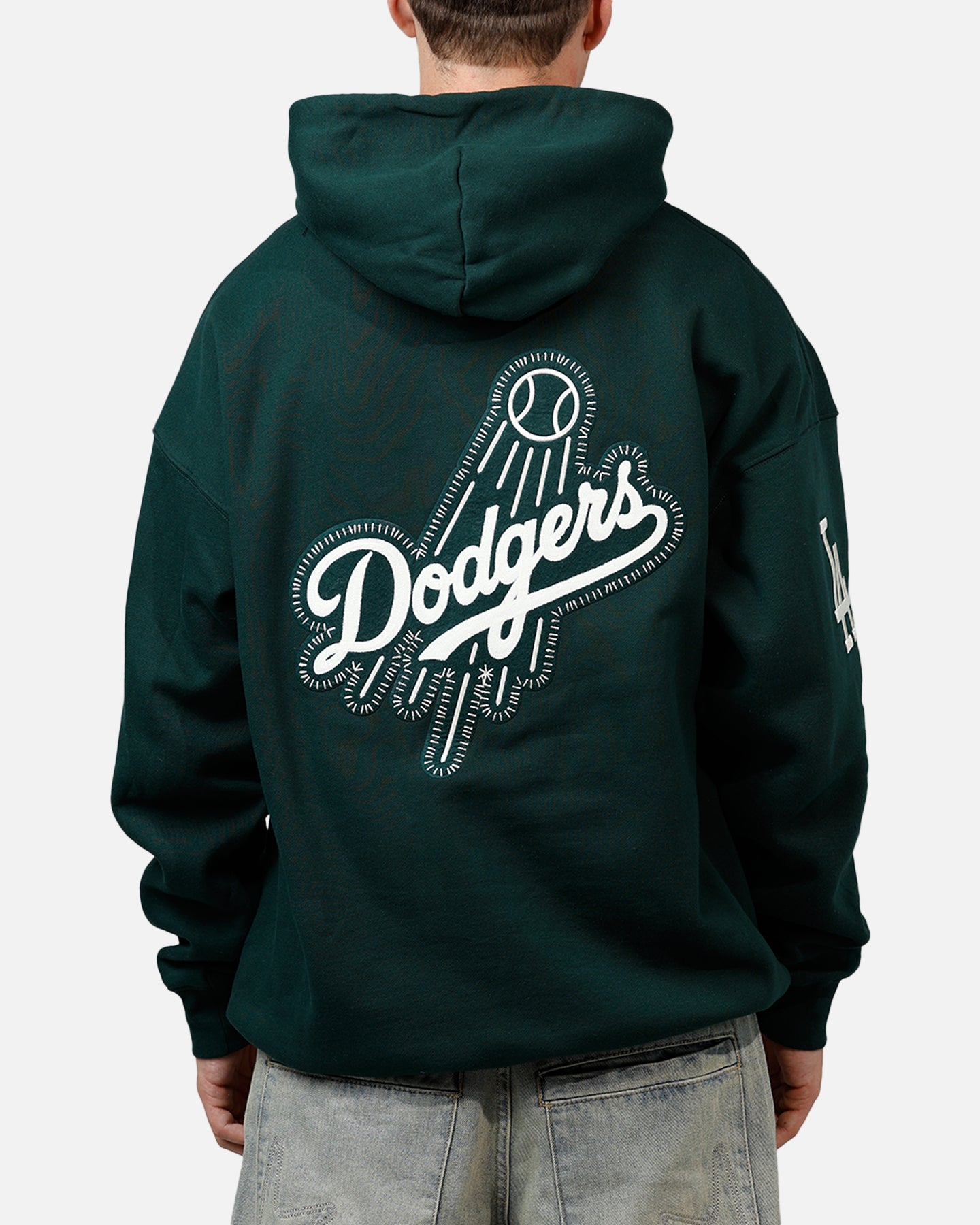 応援グッズ PRO STANDARD / Dodgers / MLB Pro Standard Los Angeles Dodgers Tapestry 2.0 Hoodie Dark Green