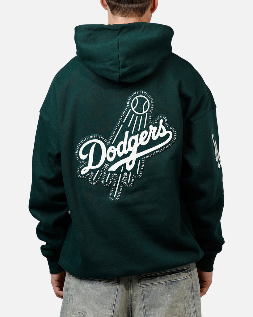Pro Standard Los Angeles Dodgers Tapestry 2.0 Hoodie Dark Green