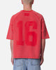 MNML Vintage Raglan Terry Jersey Red