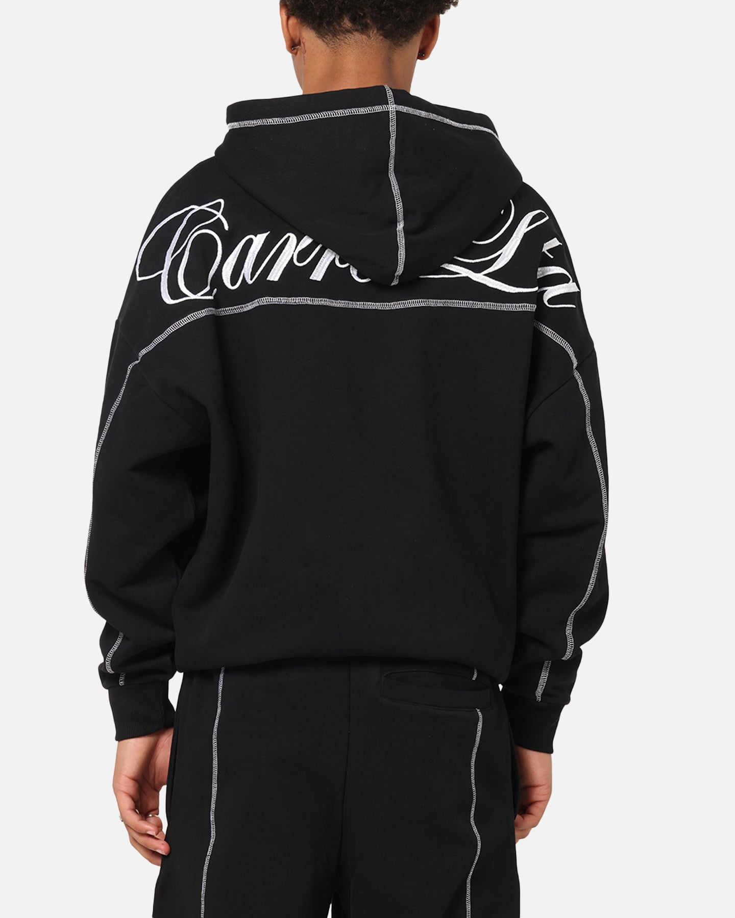 ガーウィ☆プロフDeuxiemeClasse CALUXhoodIE Carre C-Star Oversized Hoodie Black | Culture Kings US