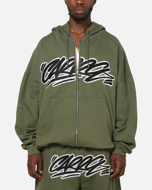 Carre Terrace Zip Hoodie Olive