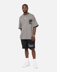 Carre Worldwide Layered T-Shirt Grey/Black