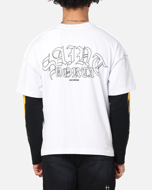 Saint Morta La Flame Long Sleeve T-Shirt White/Black